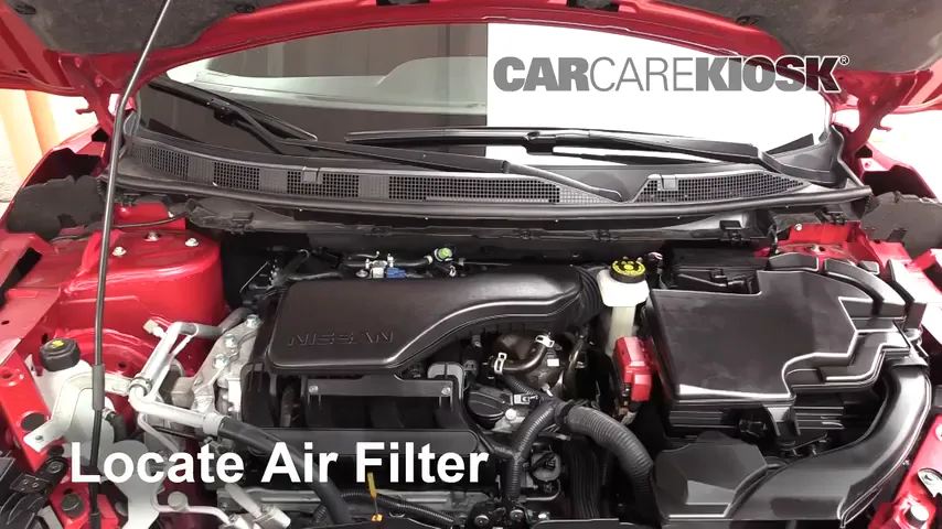 2017 Nissan Rogue Sport SL 2.0L 4 Cyl. Filtro de aire (motor)